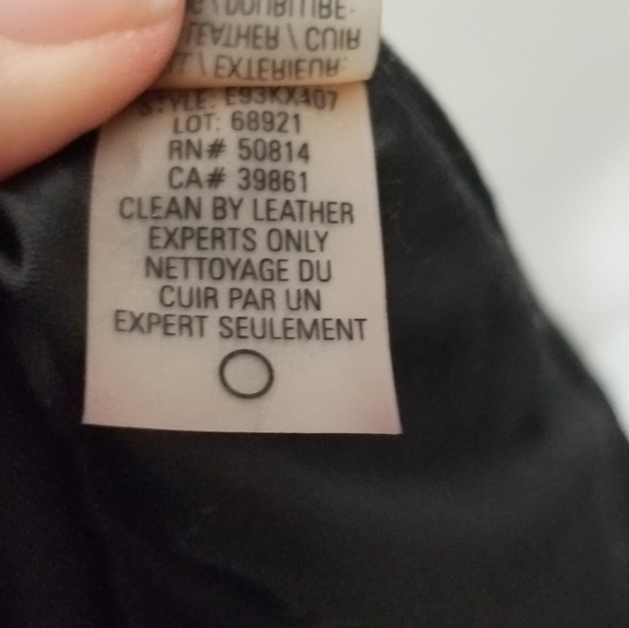 Elie Tahari metallic leather leather jacket Size Small - Picture 3 of 10